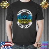 Free Ukraine Support The Ghost Of Kyiv I Stand With Ukraine T-Shirt