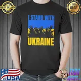 Fuck Putin Stop Ukraine Wars I Stand With Ukraine Flag T-Shirt