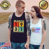 Funny 91st Birthday Gift 91 Years Old Awesome Since March 1931 T-Shirt