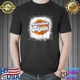 Funny Bleached Basketball Game Day Vibes Basketball Mom Game T-Shirt Unisex