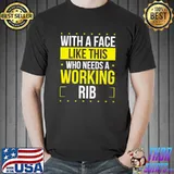 Funny Broken Rib Humor Get well soon Broken Rib Warrior Premium T-Shirt