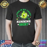 Funny Cute Shamrock Running St Patricks Day Lucky Running Team T-Shirt Unisex