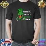 Funny Happy St Patricks Dinosaur Day, Dinosaur Toddler Boys T-Shirt