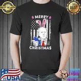 Funny Joe Biden Merry Christmas Confused Happy Easter Day T-Shirt Unisex
