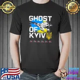 GHOST OF KYIV Ukraine fighter jet Premium T-Shirt Unisex