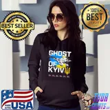 GHOST OF KYIV Ukraine fighter jet T-Shirt