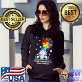 Gnome colorful flower accept understand love autism awareness Hoodie
