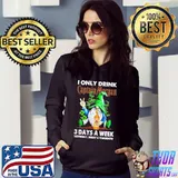 Gnome I Only Drink Captain Morgan 3 Days A Week Yesterday Today And Tomorrow Shirt Hoodie