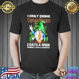 Gnome I Only Drink Captain Morgan 3 Days A Week Yesterday Today And Tomorrow Shirt Unisex