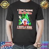 Gnome st patrick's day I only drink tim hortons 3 days a week Unisex