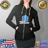 Good emt paramedic mom my son daughter is an emt Full Zip Hooded