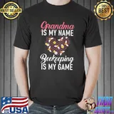 Grandma is my Name Beekeeping is my Game Bee Grandmother Premium T-Shirt
