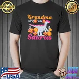Grandma Saurus Dinosaur For Grandmother Premium T-Shirt
