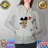 Groot balloon mickey radio Full Zip Hooded