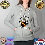 Gutenau Coat of Arms - Family Crest T- Full Zip Hooded
