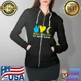 Hand Print Socks World Down Syndrome Awareness Day 21 March T-Shirt Full Zip Hooded