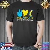 Hand Print Socks World Down Syndrome Awareness Day 21 March T-Shirt Unisex