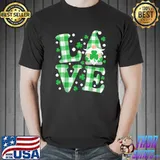 Happy LOVE St Patricks Day Gnomes Shamrock Irish T-Shirt Unisex