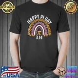 Happy Pi Day For Math Teachers Rainbow Math Teacher Woman's T-Shirt Unisex