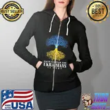 Have No Fear The Ukrainians Is Here No War In Ukraine T-Shirt Full Zip Hooded