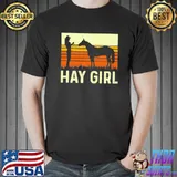 Hay girl vintage shirt