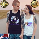 He Is Risen Floral Cross Jesus, Happy Easter Floral Wreath T-Shirt Tank Top