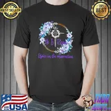 He Is Risen Floral Cross Jesus, Happy Easter Floral Wreath T-Shirt