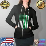 Healthcare worker st. patrick's day flag Full Zip Hooded