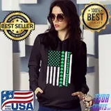 Healthcare worker st. patrick's day flag shirt