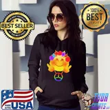 Hippie 60s and 70s smiley peace flower love power shirt