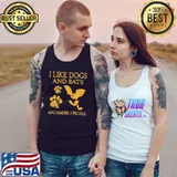I like dogs and bats and maybe 3 people Tank Top