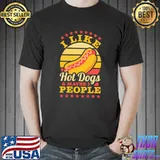 I Like Hot Dogs And Maybe 3 People, BBQ T- Unisex