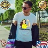 I Stand With Ukraine Power Girl Ukraininans Supporter T-Shirt Unisex