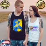 I stand with Ukraine pray for Ukraine grunge Ukraine flag Tank Top