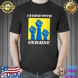 I Stand With Ukraine Shirt Pray For Ukraine Support Ukraine T- Unisex