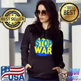 I stand with Ukraine stop war support ukrainians Hoodie
