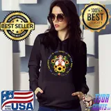 I Stand With Ukraine Sunflower Support Ukraine Strong T-Shirt Hoodie