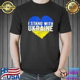 I stand with Ukraine ukrainian flag support Ukraine shirt