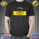 I stand with Ukraine with peace ukrainian flag Unisex