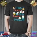 I teach Cutest little bunnies Easter Bunny Preschool Teacher T-Shirt