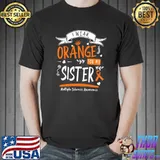 I Wear Orange For My Sister Multiple Sclerosis Awareness T-Shirt
