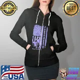 I'll Always Be her Biggest Fan Softball Shirt Full Zip Hooded