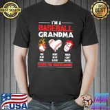 I'm A Baseball Grandma The Rolling Stone Thank For Understanding Shirt Unisex