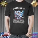 In memory of feb 18 2001 dale earnhardt thank you for the memories signature shirt