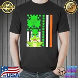 Irish shamrock American flag poison dart frog st patrick day Unisex