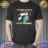 Its kind of fun to do the impossible Snoopy shirt