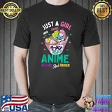 Just a girl who loves anime and ramen, cute manga girl T-Shirt