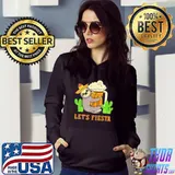Let’s Fiesta Sloth Beer Drinking Cinco De Mayo Mexican Party T-Shirt
