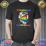 Lion never apologize for who you are shirt