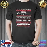 Lucky Granddaughter I Have A Crazy Grandpa Great Grandpa T-Shirt